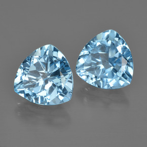 5.90天然托帕石，三角形，9.2×9.2毫米，VVS-VS