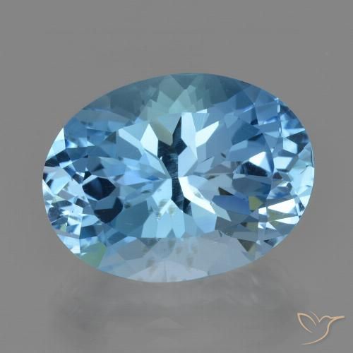 21.97ct 天然 瑞士蓝 黄玉, 椭圆形, VVS