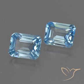 5.73克拉天然黄玉，八边形，VVS-VS