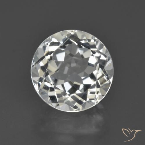 4.81ct 天然 暖白 黄玉, 圆形的, VS