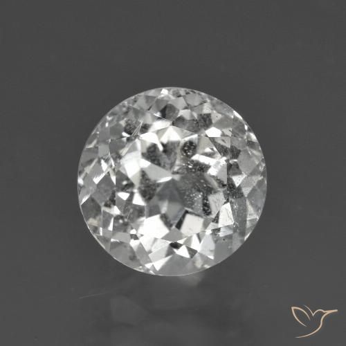 3.49ct 天然 暖白 黄玉, 圆形的, VS-SI