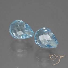 4.98克拉天然黄玉，泪滴形，VVS-VS