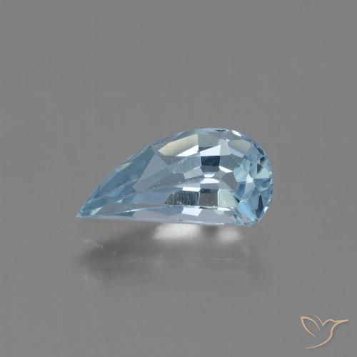 1.32ct 天然 天蓝 黄玉, 花式切割, VVS-VS