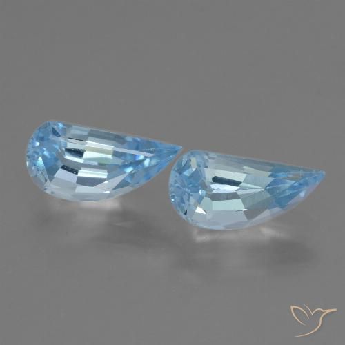 2.84ctw 天然 瑞士蓝 黄玉, 花式切割, VVS-VS