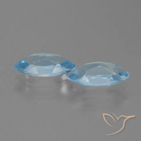 4.86克拉天然黄玉，榄尖形，VVS