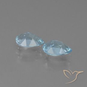 1.55克拉天然黄玉，梨形，VVS-VS