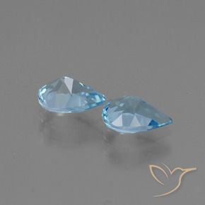 1.63克拉天然黄玉，梨形，VVS-VS