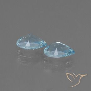 1.76克拉天然黄玉，梨形，VVS-VS