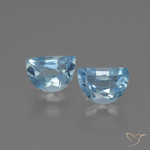 1.93ctw 天然 天蓝 黄玉, 花式切割, VVS-VS