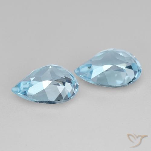 1.82克拉天然黄玉，梨形，VVS-VS