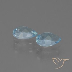 1.90克拉天然黄玉，梨形，VVS-VS