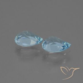 1.80克拉天然黄玉，梨形，VVS-VS