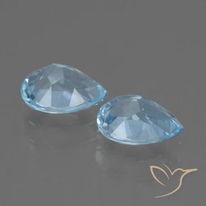 1.75克拉天然黄玉，梨形，VVS-VS