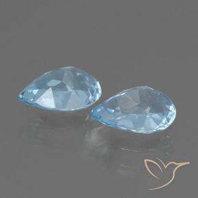 1.71克拉天然黄玉，梨形，VVS-VS