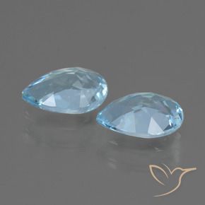 1.50克拉天然黄玉，梨形，VVS-VS