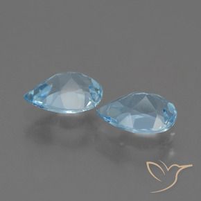 1.65克拉天然黄玉，梨形，VVS-VS