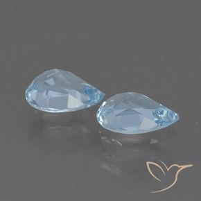 1.58克拉天然黄玉，梨形，VVS-VS