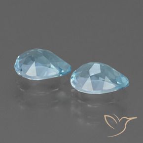 1.75克拉天然黄玉，梨形，VVS-VS