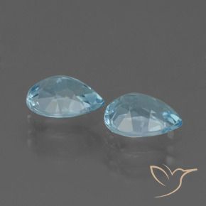 1.75克拉天然黄玉，梨形，VVS-VS