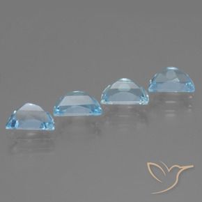 3.98克拉天然黄玉，花式切割，VS