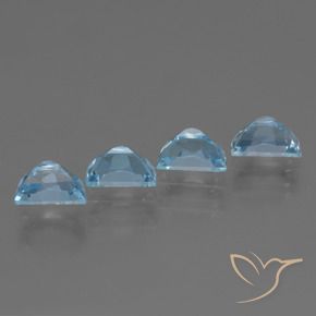 3.87克拉天然黄玉，花式切割，VS