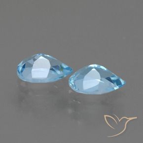 1.72克拉天然黄玉，梨形，VVS-VS