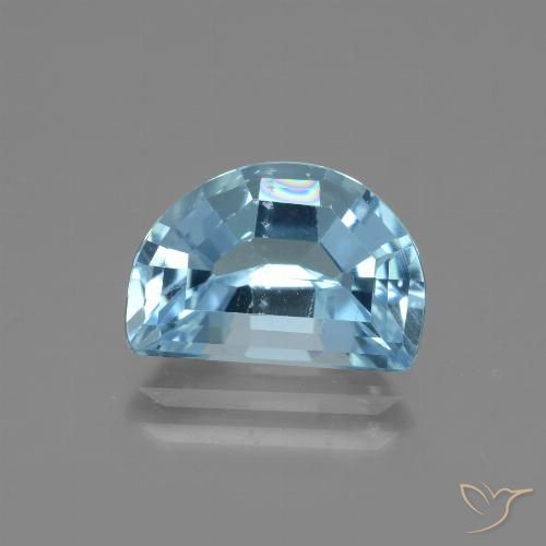 4.54ct 天然 天蓝 黄玉, 花式切割, VVS-VS