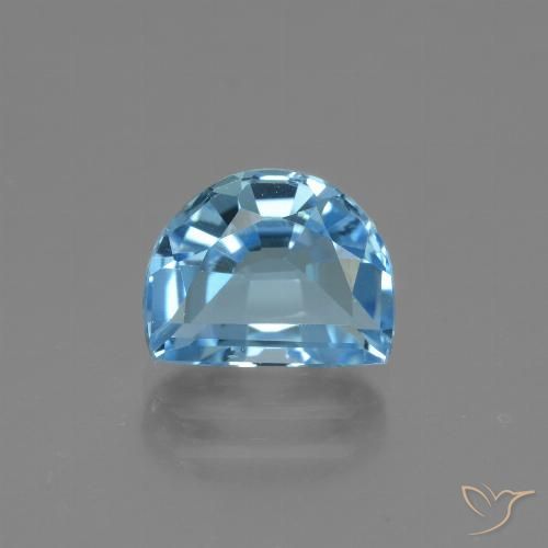 2.80ct 天然 天蓝 黄玉, 花式切割, VVS