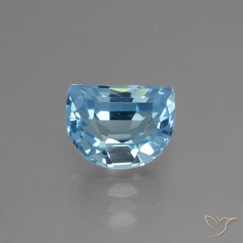 2.82ct 天然 瑞士蓝 黄玉, 花式切割, VS