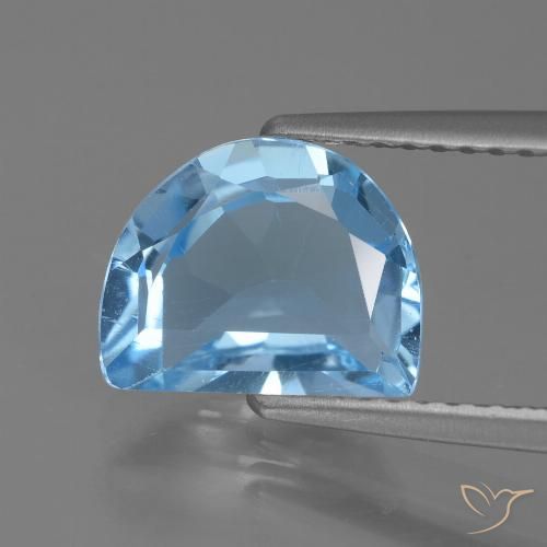 2.46ct 天然 瑞士蓝 黄玉, 花式切割, VVS-VS