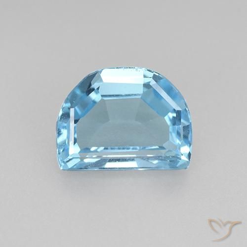 2.39ct 天然 天蓝 黄玉, 花式切割, VVS-VS
