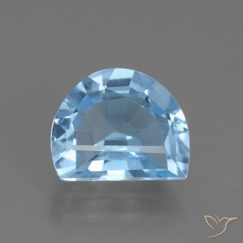 2.27ct 天然 天蓝 黄玉, 花式切割, VVS-VS