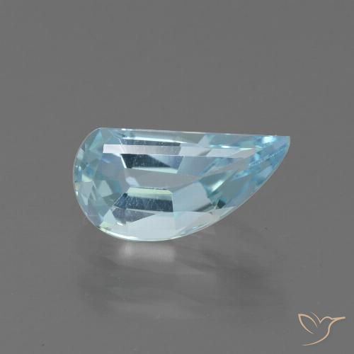 1.42ct 天然 天蓝 黄玉, 花式切割, VVS