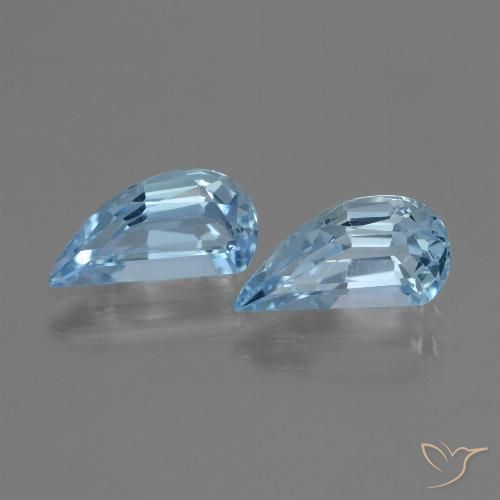 2.70ctw 天然 天蓝 黄玉, 花式切割, VVS