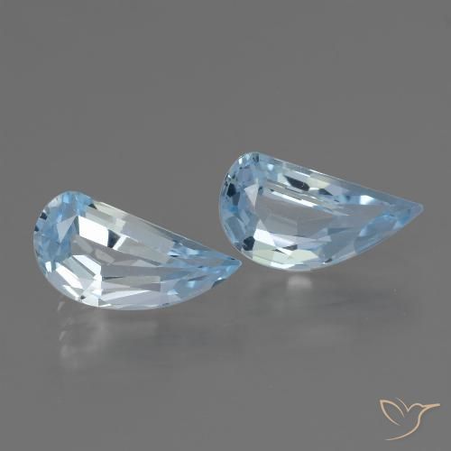 2.79ctw 天然 天蓝 黄玉, 花式切割, VVS-VS