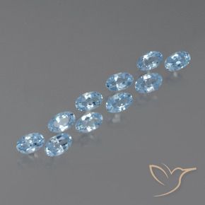 3.16克拉天然黄玉，椭圆形，VS
