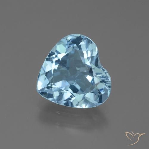 2.63ct 天然 瑞士蓝 黄玉, 心形, VVS