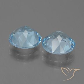 5.70克拉天然黄玉，圆形的，VVS-VS