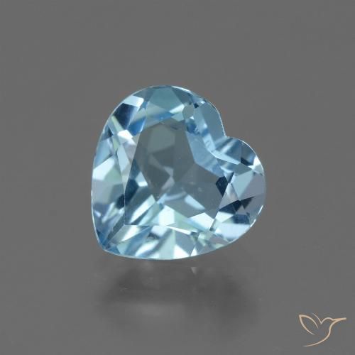 2.76ct 天然 瑞士蓝 黄玉, 心形, VVS
