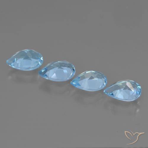 3.33克拉天然黄玉，梨形，VVS