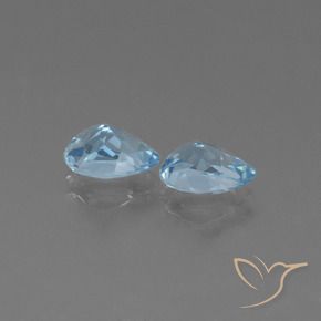 1.81克拉天然黄玉，梨形，VVS-VS