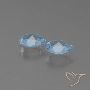 1.65克拉天然黄玉，梨形，VVS