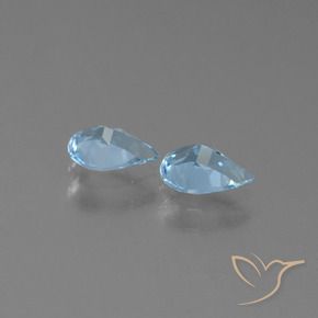 1.27克拉天然黄玉，梨形，VVS-VS