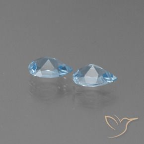 1.64克拉天然黄玉，梨形，VVS-VS