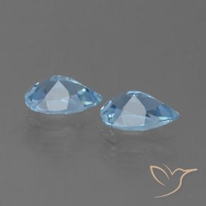 1.65克拉天然黄玉，梨形，VVS-VS