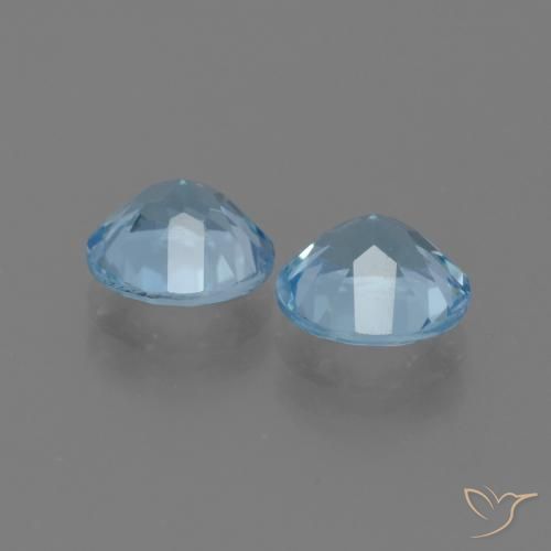 4.58克拉天然黄玉，圆形的，VS