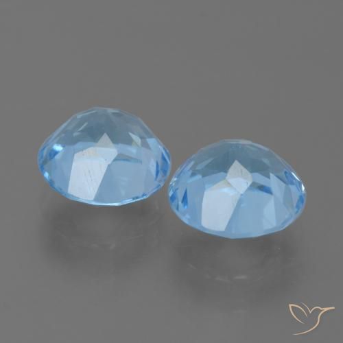 4.97克拉天然黄玉，圆形的，VS