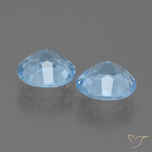 4.50克拉天然黄玉，圆形的，VS