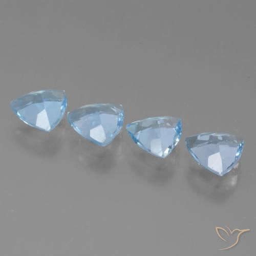 4.47克拉天然黄玉，胖三角形，VVS-VS