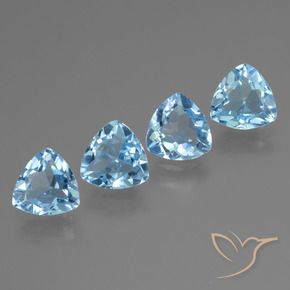 4.85克拉天然黄玉，胖三角形，VVS-VS